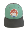 Island Smilin' Seafoam Green & Gray Trucker Hat