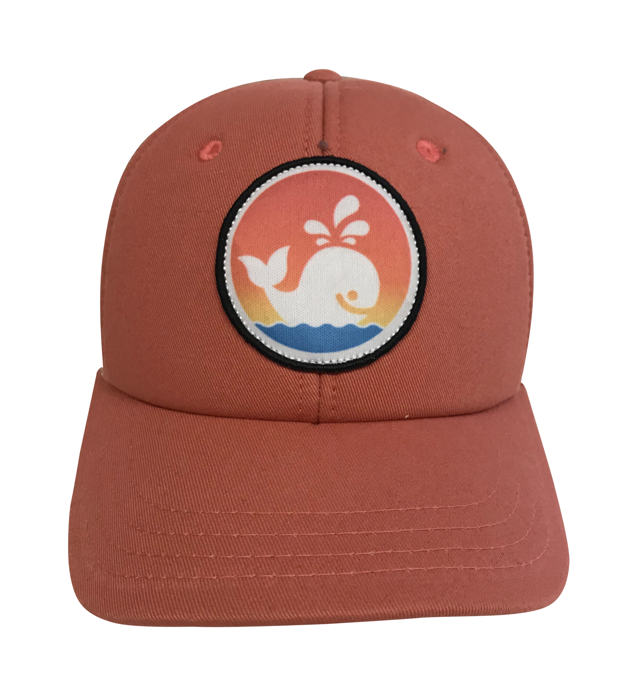 Island Smilin' Spout The Whale Trucker Hat Peach 