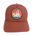 Island Smilin'® Spout the Whale Peach & Khaki Trucker Hat