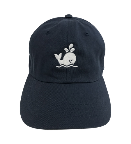 Island Smilin' Spout the Whale Unstructured Hat - Navy
