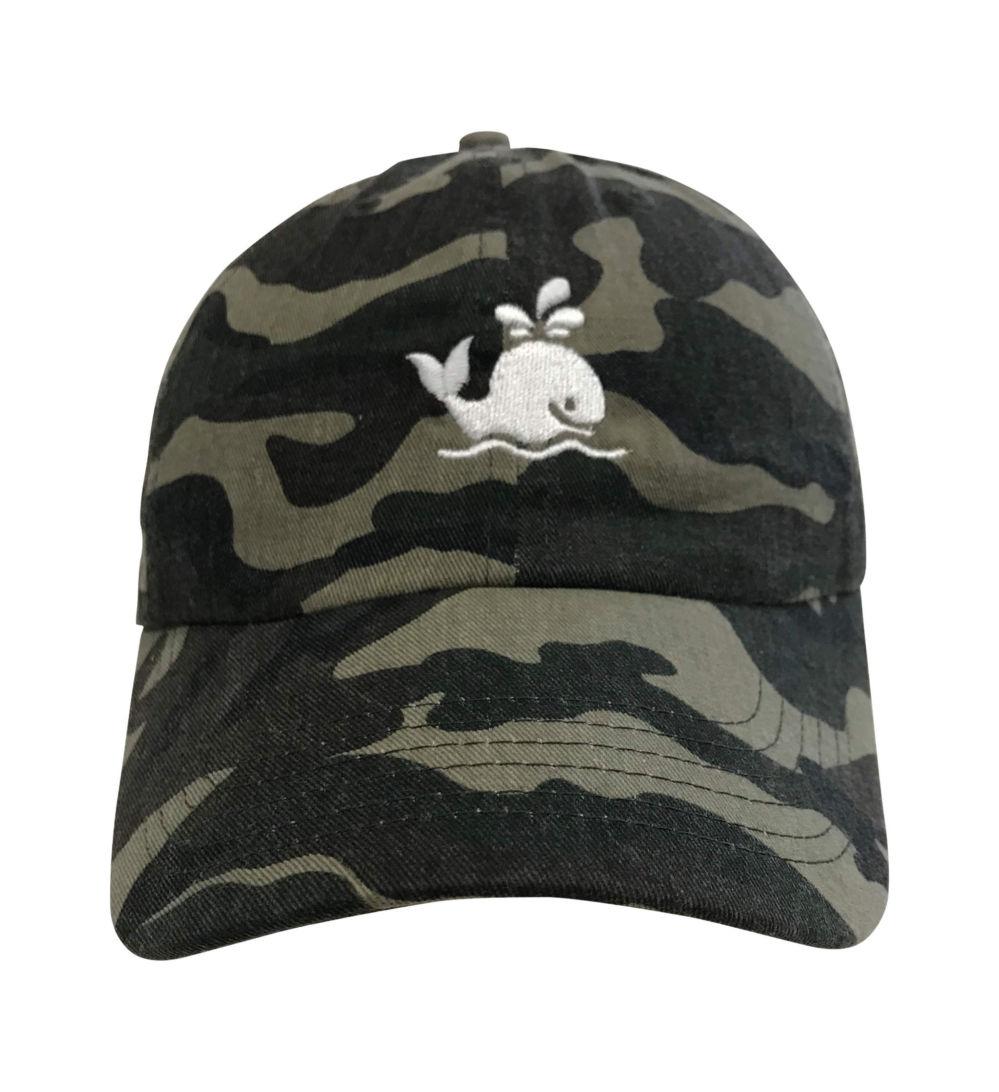 Island Smilin' Spout the Whale Unstructured Hat - Camo